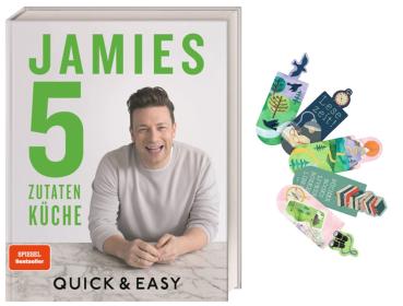 Jamies 5-Zutaten-Küche + 1 magnetisches Lesezeichen
